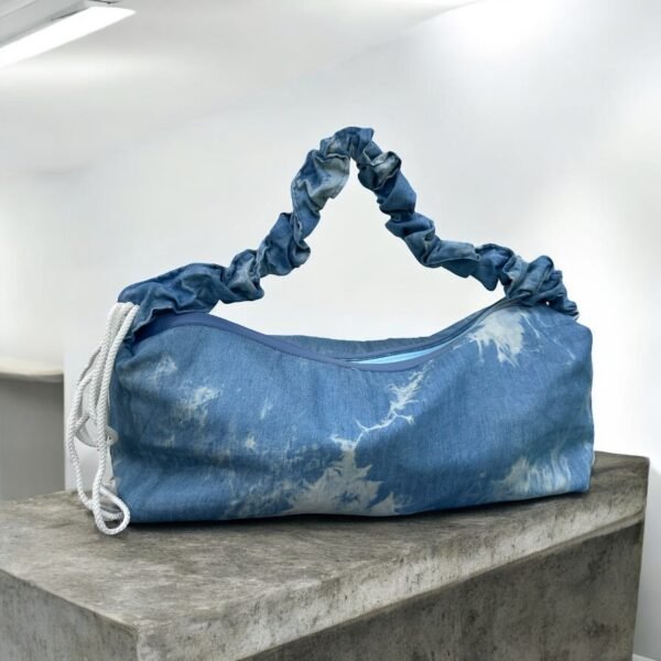 Lola Denim Print Shoulder Bag